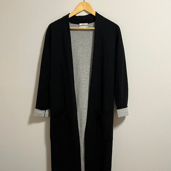 ARITZIA BLACK LONG CARDIGAN XS-S - Picture 3 of 3